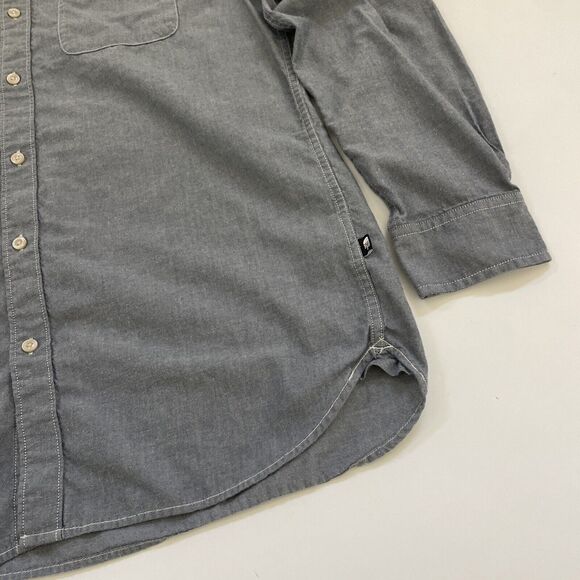 The North Face Denim Button Down Collared Shirt Men’s Large Workwear Preppy - Picture 3 of 9